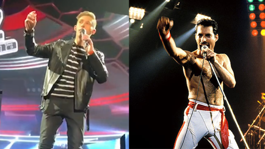 Iván Papetti homenajeó Freddie Mercury show vivo La Voz Argentina