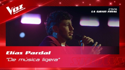 Elías Pardal - “De música ligera” - Final - La Voz Argentina 2022