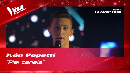Iván Papetti - “Piel canela” - Final - La Voz Argentina 2022