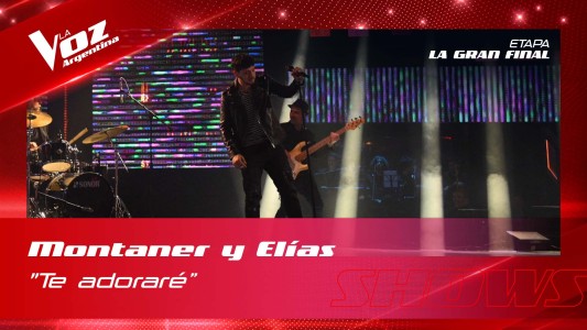 Montaner y Elías Pardal - “Te adoraré” - Final - La Voz Argentina 2022