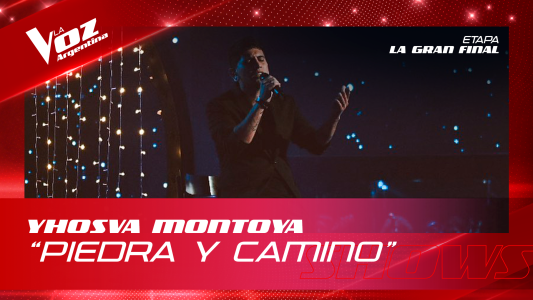 Yhosva Montoya - "Piedra y camino" - Final - La Voz Argentina 2022