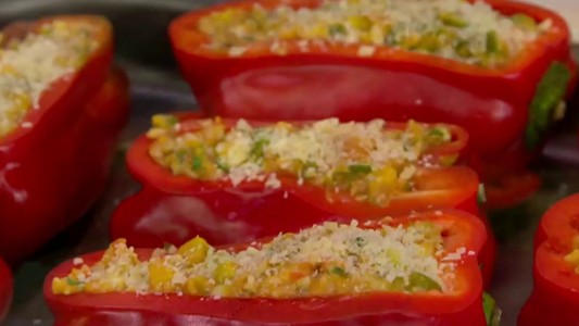 Receta de morrones rellenos