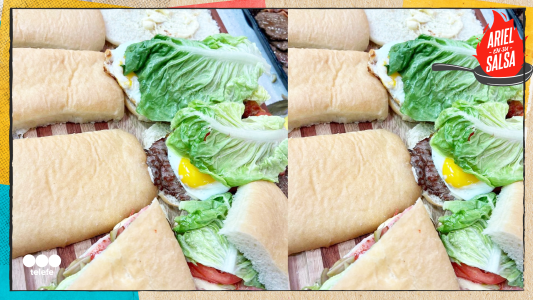 Receta de Sandwich de cuadril con pan de grasa