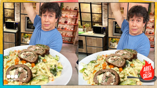 Receta de Pan de carne arrollado con espinacas y panceta