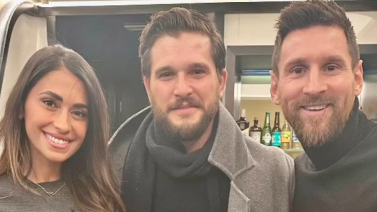 Foto viral Leo Messi Antonela Roccuzzo Jon Snow