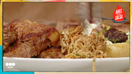 Receta de Asado americano marinado con tomillo, ajo, jengibre, comino y ralladura de limón