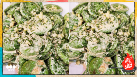 Receta de Sorrentinos de berenjenas ahumadas y mortadela