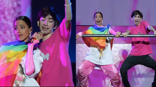 Tini subió al escenario a un fan y quedó deslumbrada por su baile