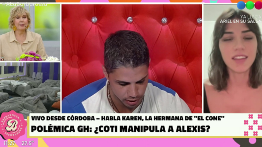¿Coti manipula al Cone? La palabra de la hermana de Alexis