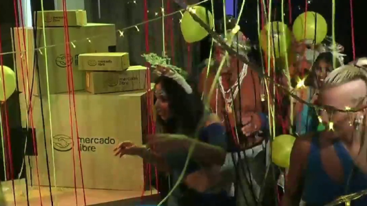 La casa tuvo una fiesta llena de sorpresas gracias a Mercado Libre