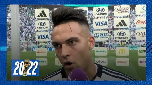 Lautaro Martínez: "Esta derrota duele mucho, tenemos que trabajar para lo que viene"