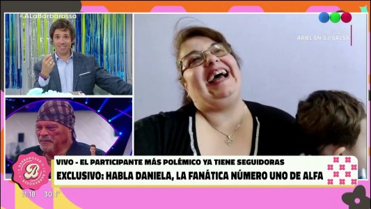 "Al principio le veía cara de baboso": conocé a Daniela, la enamora de "El Alfa"
