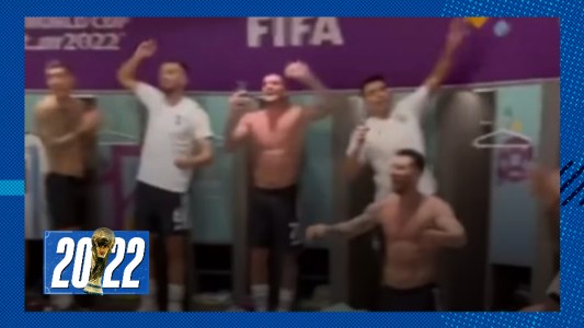 VIDEO: el desahogo de la Scaloneta en el vestuario