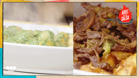 Receta noquis rellenos de calabaza y papa