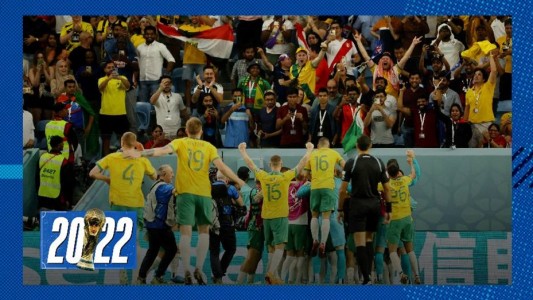 Australia venció a Dinamarca y logró una histórica clasificación