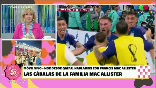 Francisco Mac Allister: "Mi hermano le está dando una alegría muy grande a la Selección"