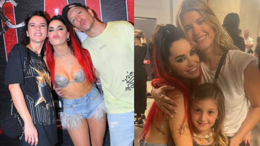Los ex Casi Ángeles estuvieron presentes en el “Disciplina Tour” de Lali