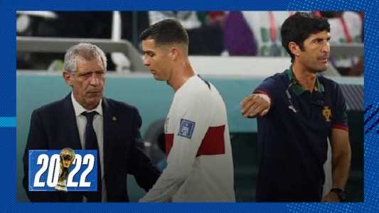 "No me gustó en absoluto", el DT de Portugal cuestionó la reacción de Cristiano Ronaldo