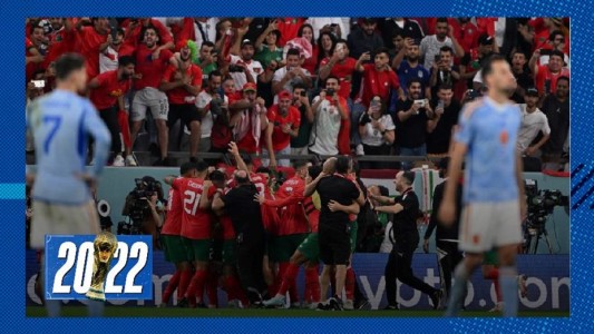 Marruecos dio el gran golpe del Mundial: eliminó a España y pasó a cuartos