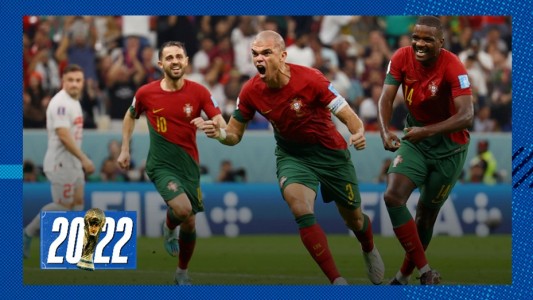 Portugal aplastó 6-1 a Suiza y se clasificó a los cuartos de final del Mundial