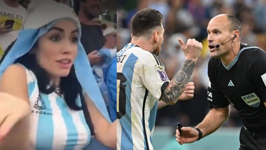 A lo Messi, Lali mandó a callar al árbitro Matheu Lahoz: "Andá p'allá, bobo"