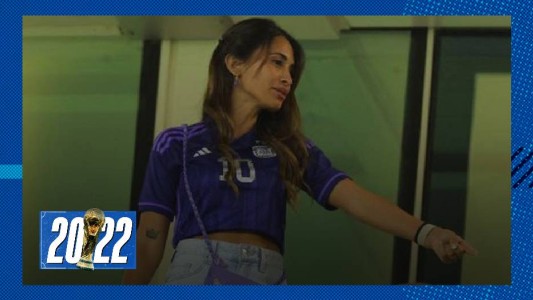 Antonela Rocuzzo imitó el "Qué mira, bobo" de Messi