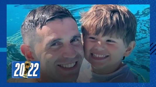 El emotivo mensaje del hijo del "Dibu" Martínez: "Papá solo un partido más"