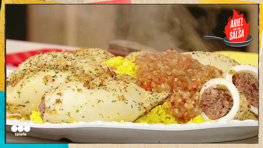 Receta de calamares rellenos