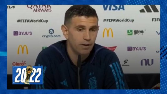 "Dibu" Martínez: "Francia es favorito, pero nosotros tenemos al mejor del mundo"