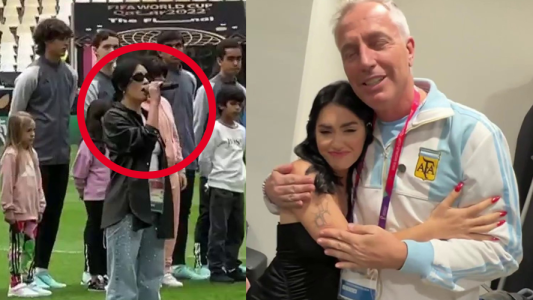 Backstage exclusivo del ensayo de Lali para cantar el himno en el Mundial de Qatar 2022