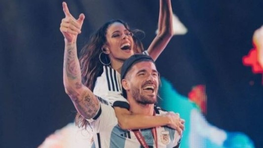 "Es la mujer de mi vida": Rodrigo De Paul estuvo presente en el show de Tini