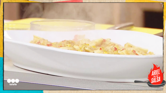 Receta de Ravioles de calabaza con salsa crema de choclo