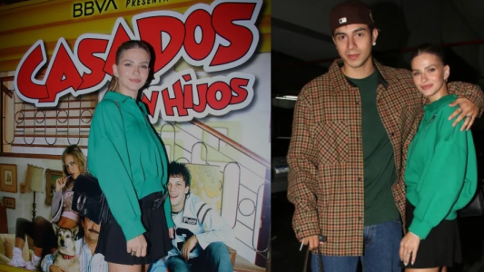 La China Suárez y Rusherking fueron a ver Casados con Hijos al Gran Rex