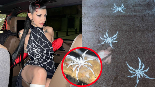 Cazzu trae algo entre manos: misteriosos grafitis de aranas aparecieron en la Ciudad de Buenos Aires