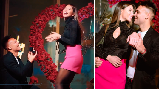 Se casan Lautaro Martínez Agus Gandolfo cómo fue romántica propuesta