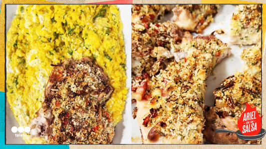 Receta de Pollo deshuesado con costra crocante