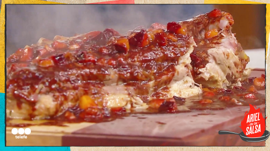 Receta de Costillitas de cerdo laquedas con salsa de ciruela