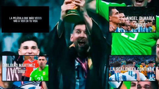 espectacular tráiler película Selección Argentina campeona mundo Qatar 2022