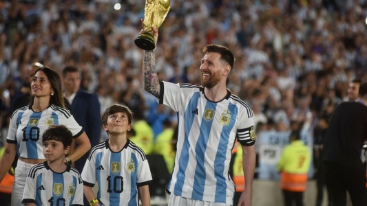 "Siempre soñé con este momento": Messi volvió a abrazar la Copa