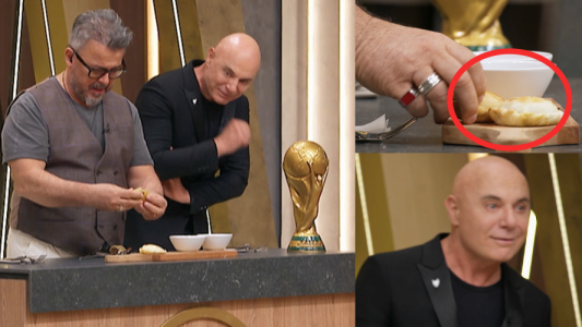 Martitegui se enojó con Donato: “Me choreo la empanada frita”