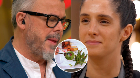 Donato de Santis decepcionó Daniela plato simplón