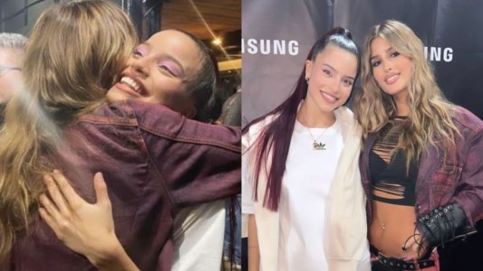 Juli Poggio conoció a su ídola, Emilia Mernes: "Sos todo lo que está bien"