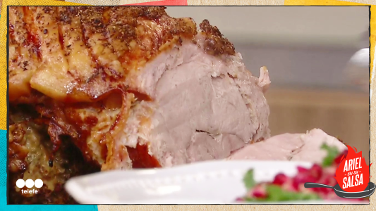 Receta de Pernil  de cerdo inyectado  glaseado