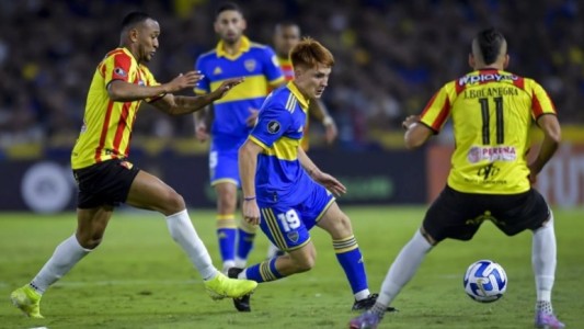 Valentín Barco: con 18 años la rompió y salvó a Boca ante Deportivo Pereira