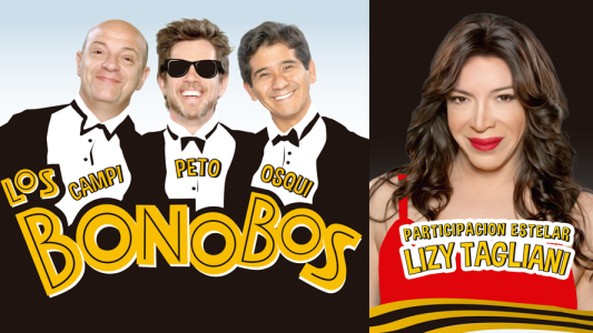 Vuelven "Los Bonobos" con Campi, Peto, Osqui y la participación estelar de Lizy Tagliani