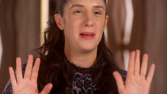 Daniela bailó alegría presentar calamar relleno