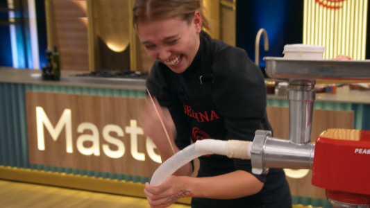 Podía fallar: así fue el "chorizo de aire" de Delfina en Masterchef