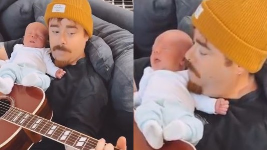 "Domingo de flojera": Migue Granados presentó a su hijo Benito con un tierno video casero