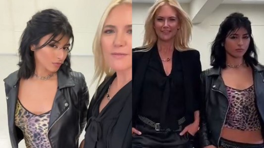 Anabel Sánchez, la modelo viral, conoció a Valeria Mazza y desfilaron juntas