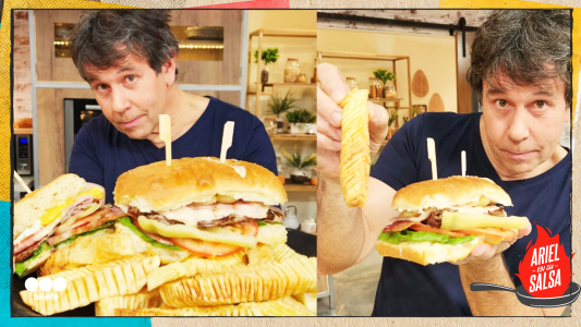 Receta de Sándwich de lomo tipo chivito